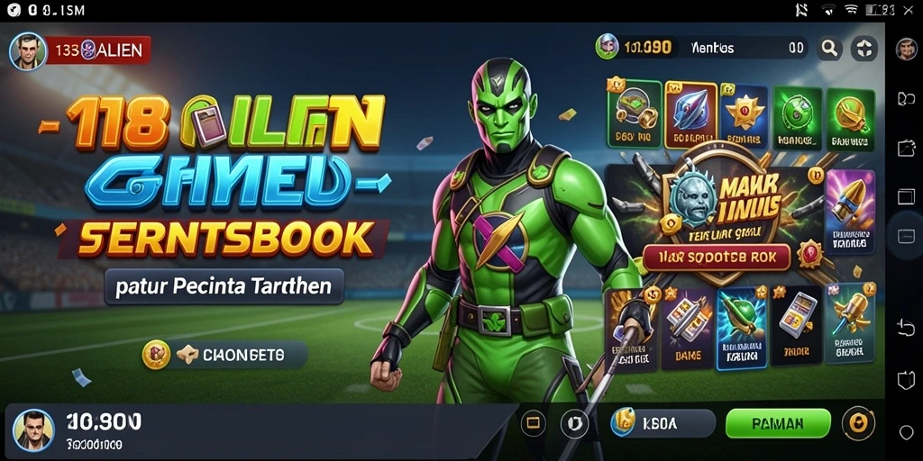 Tampilan permainan yang mendebarkan di 138ALIEN.