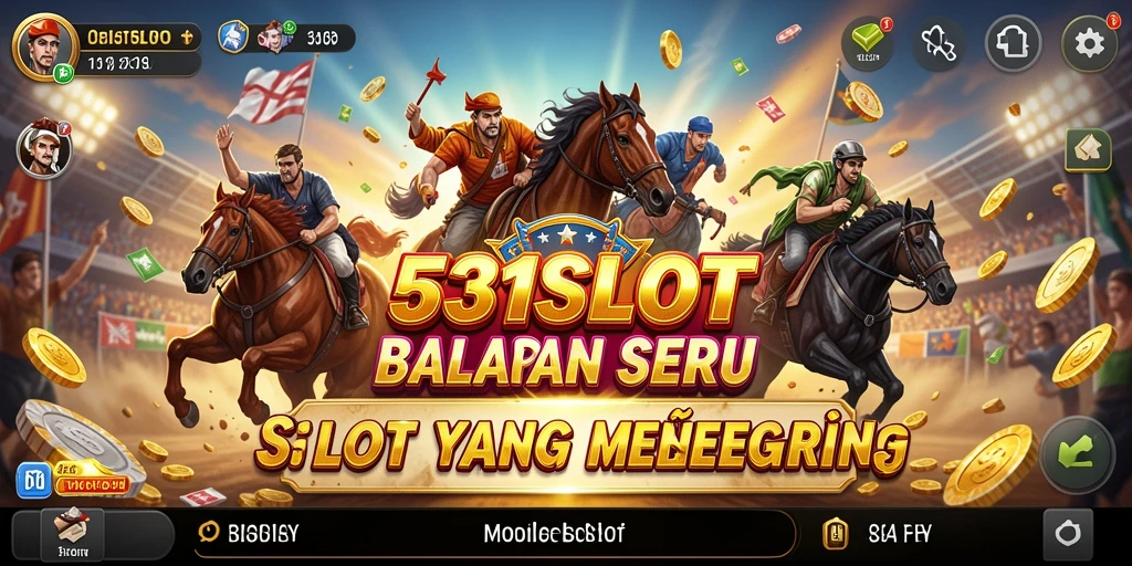 Tampilan menarik dari gameplay balapan di 531SLOT.
