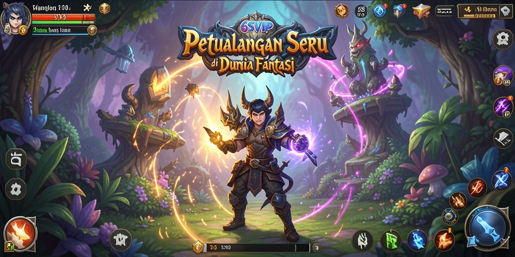 Gameplay menantang di dunia fantasi penuh petualangan.