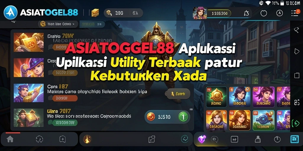 Screenshot utama ASIATOGEL88 yang menampilkan antarmuka aplikasi utility.