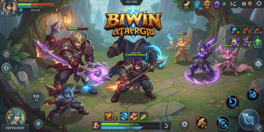 Screenshot gameplay BIWIN yang menampilkan aksi mendebarkan di dunia ARPG.