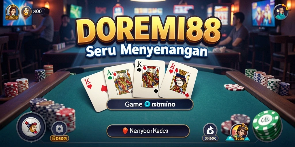 Screenshot gameplay DOREMI88 yang menunjukkan keseruan bermain Domino.