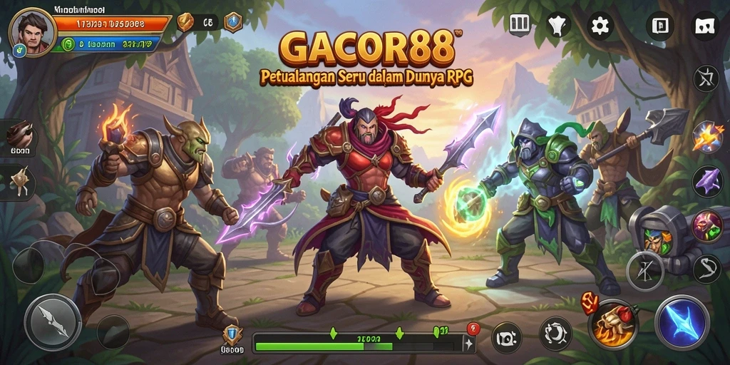 Tampilan gameplay seru dan mendebarkan dalam GACOR88.
