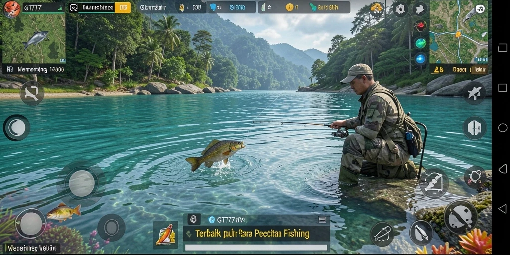 Tangkapan besar di GT777 saat memancing di lautan yang menakjubkan.