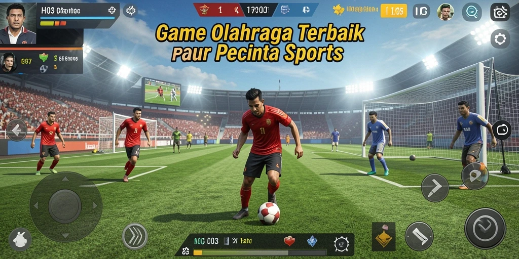 Tampilan gameplay H03 yang menggugah selera dengan warna-warna cerah.