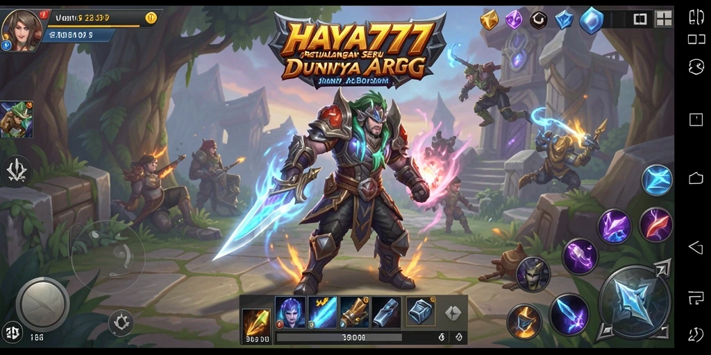 Tangkapan layar HAYA777 menampilkan pertarungan seru dan karakter yang dinamis.