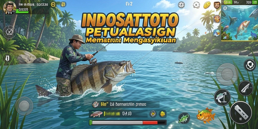 Tangkapan ikan yang besar di gameplay INDOSATTOTO.