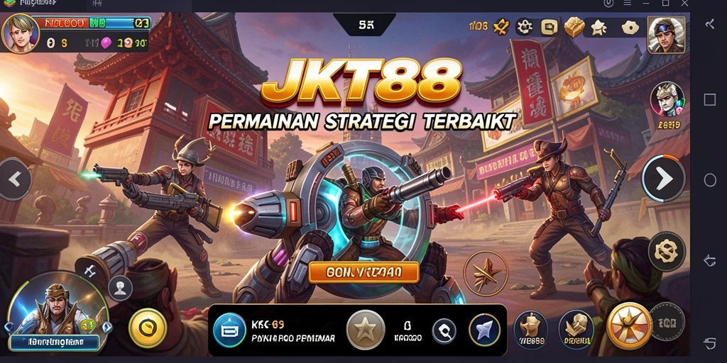 Tampilan gameplay JKT88 yang menegangkan dan strategis.