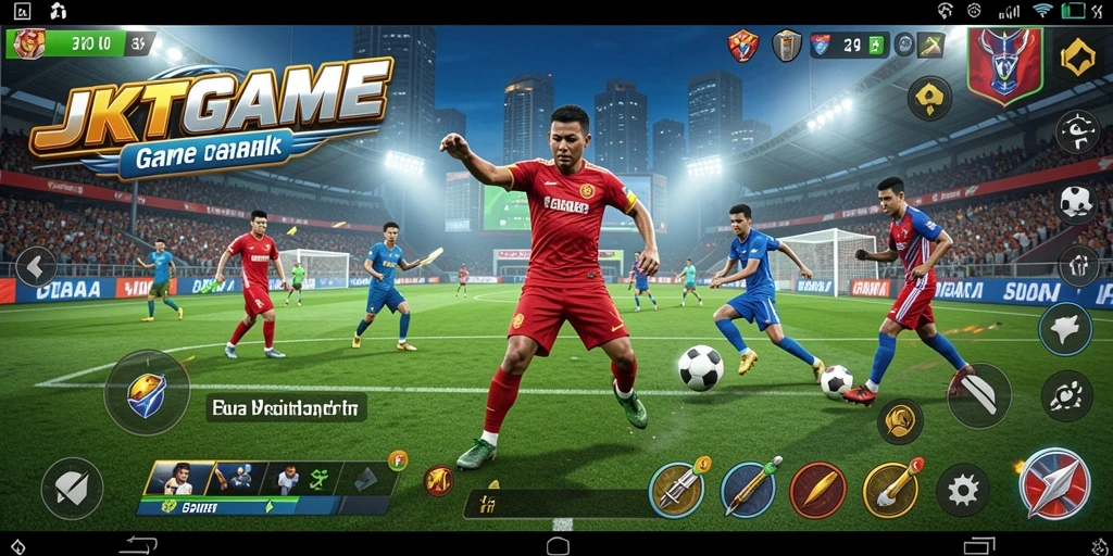 Gameplay seru JKTGAME yang menampilkan berbagai cabang olahraga.