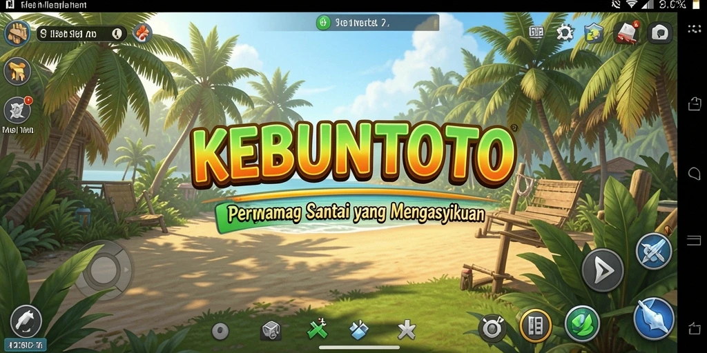Screenshot gameplay KEBUNTOTO yang menarik dan berwarna-warni.