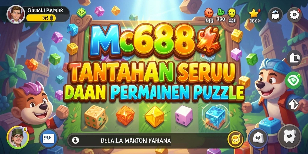 Screenshot utama MC888 menampilkan gameplay puzzle yang menantang.