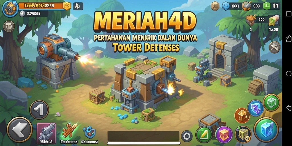 Screenshot gameplay MERIAH4D yang menunjukkan pertahanan strategi yang mendebarkan.