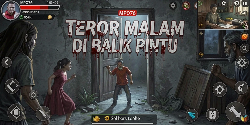 Tampilan gameplay MPO76 yang penuh ketegangan dan misteri.
