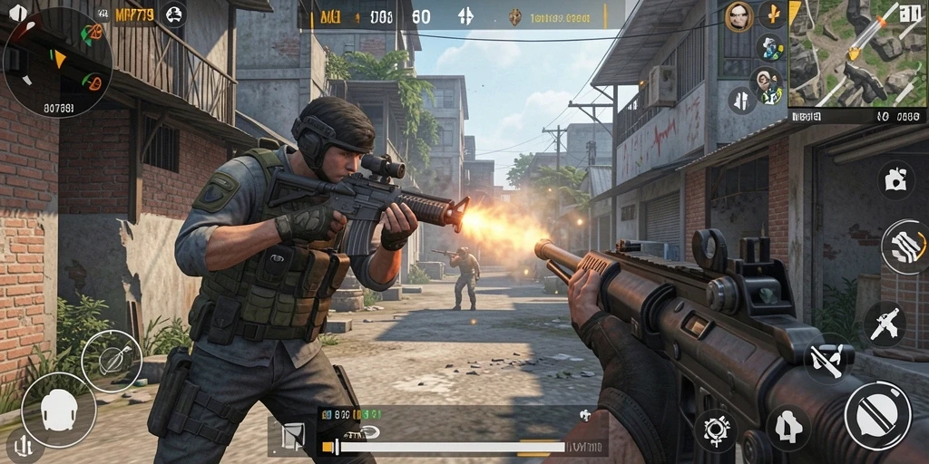 Gameplay MVP789 yang intens dan penuh aksi di medan perang.