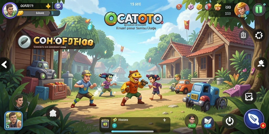 Screenshot OCATOTO menampilkan pengalaman gameplay yang mendalam dan interaktif.
