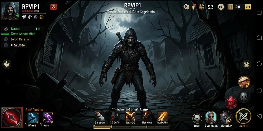 Screenshot menampilkan suasana mencekam di dalam RPVIP1.