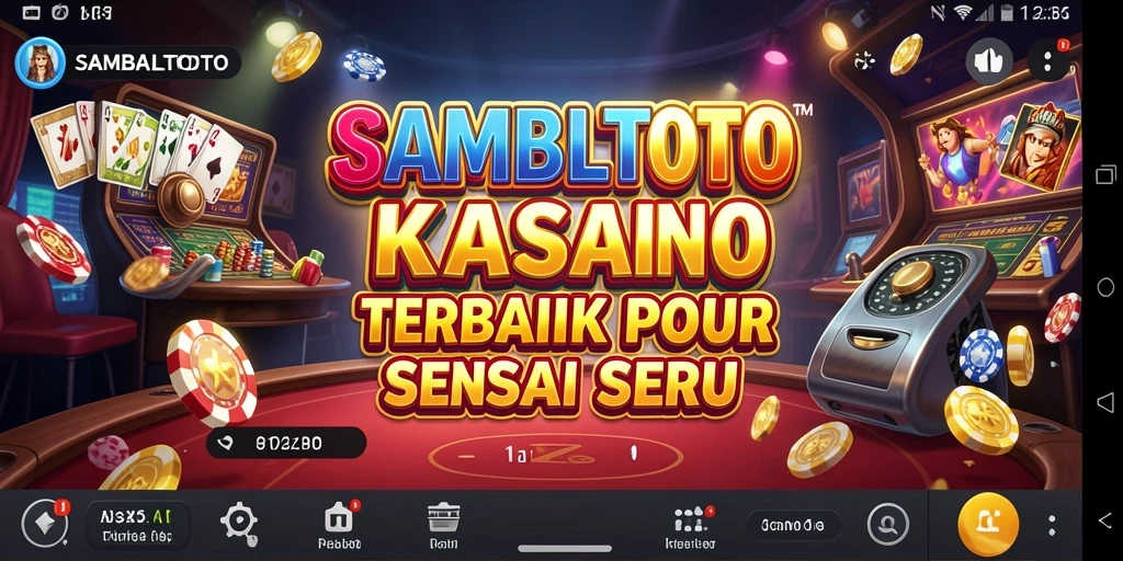 Screenshot gameplay <strong>SAMBALTOTO</strong> yang menampilkan keseruan permainan Kasino.