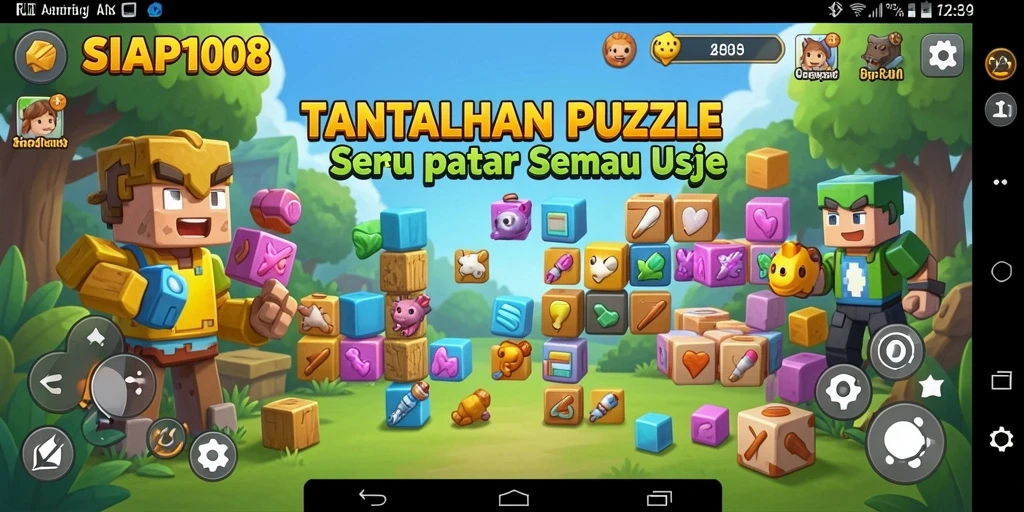 Tampilan gameplay SIAP108 dengan berbagai tantangan puzzle yang menarik.