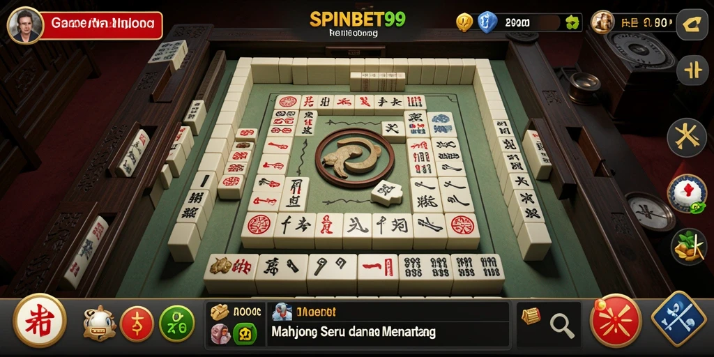 Tampilan permainan Mahjong yang menarik dari SPINBET99.