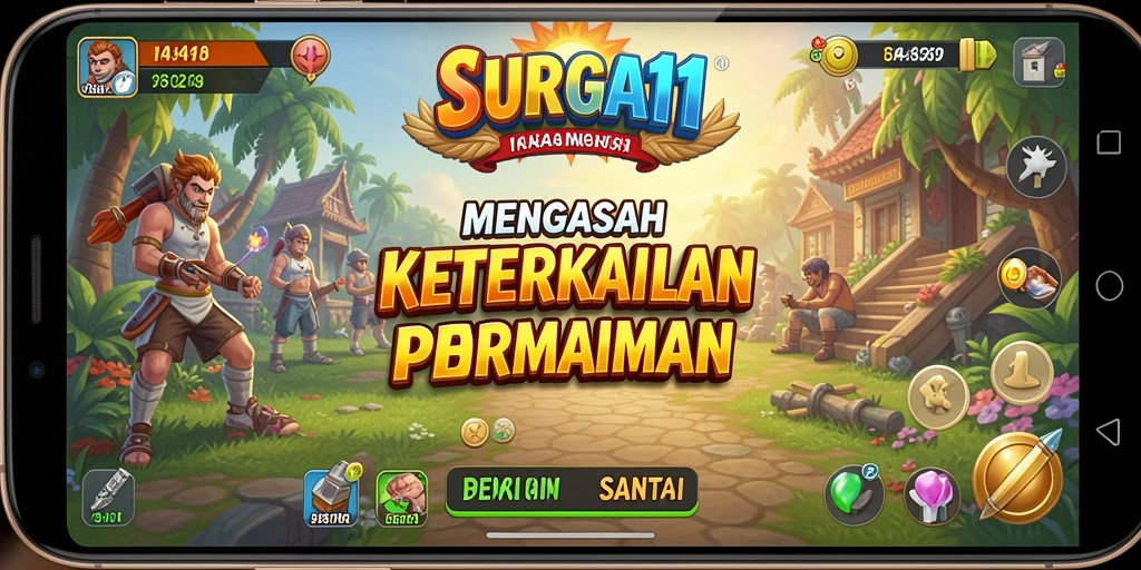 Screenshot gameplay SURGA11 yang menarik dan seru.